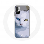 &Uuml;mbris Xiaomi Poco M3 Pro T&uuml;rgi van Cat sinise silma ja kollase silmaga