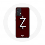 Coque pour Samsung Galaxy A13 5G Ozark Saison 4 Logo Z Blanc Fond Rouge