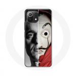&Uuml;mbris Xiaomi Mi 11 Lite La casa de papel Berlin Mask Split jaoks