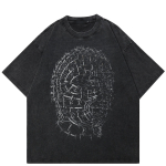 2024 Streetwear Meeste Hipster Graphic Unisex T-s&auml;rk S must