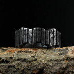 Vintage retrogeomeetriaga roostevabast terasest meeste s&otilde;rmused Trendikas v&otilde;lu meeste poiss-ratturile ehted loovuskingituste hulgim&uuml;&uuml;k 13&US SIZE