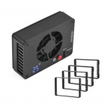 Andoer FS-04A kaamera jahutusventilaatori v&auml;line jahutuss&uuml;steem koos temperatuuri seadistamise OLED-ekraaniga 4 tk must