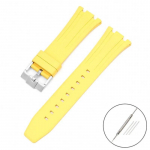 Fluoro kummist rihm Audemars Piguet Royal Oak 15400 15500 26331 Butterfly Pandlaga Meeste Pehme FKM Vahetage kellarihm AP jaoks 26mm 26mm