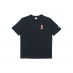 Puma Sportlik logoga &uuml;mara kaelusega T-s&auml;rk meestele, must 531335-51 M