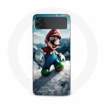 Coque Samsung Galaxy Z Flip4 super mario bros Mario