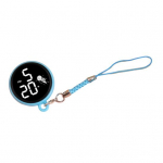 &Otilde;pilasripatsiga k&auml;ekell Veekindel LED digitaalne elektrooniline kellaajaekraaniga peegli v&otilde;tmehoidja riputusn&ouml;&ouml;riga kellaga