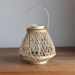 Bamboo Tea Light Holder le for Gifts 25x38cm