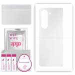 apgo Ultra Clear Protective Skin Sticker for the back compatible with Samsung W24, Wrap Film, Hydrogel Film, Flexible, Soft TPU with positioning layer