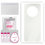apgo MATTE Protective Skin Sticker for the back compatible with ZTE Voyage 40, Wrap Film, Hydrogel Film, Flexible, Soft TPU with positioning layer eas