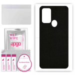 apgo Protective Skin Sticker for the back compatible with ZTE Blade A53 Pro, Wrap Film, Foil, Vinyl - Pattern Matrix