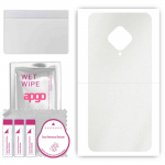 apgo Protective Skin Sticker for the back compatible with vivo S1 Pro, Wrap Film, Foil, Vinyl - Pattern Matte Transparent