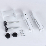 Desk Keyboard Tray Bracket Set Folding Iron Adjustable Clamp Mount for Extender under