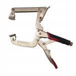 Face Clamp,Locking C Clamp Pliers 4 Gear Positions Locking 10 inch with Swivel Pads for