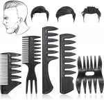 5 TK Meeste Styling Kamm Juuksekammid Professionaalsed Juuksuri Juuksekamm Kamm Kamm Juuksuri Aksessuaarid must