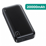 QOOVI 20000mAh Power Bank v&auml;lise suure aku mahutavusega kaasaskantav laadija PowerBank kiirlaadimine iPhone 15 14 Pro Max Xiaomi Mi12 11 Samsung jaoks 20000mAh must