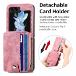 Kukkumiskaitse rahakoti Funda &uuml;mbris Samsung Galaxy Z Flip 5 5G Flip4 Flip3 Flip5 Flip 3 4 Zflip5 kaardipesa hoidja telefonikott for Samsung Z Flip 5