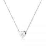 H&otilde;beda v&auml;rvi s&uuml;damega kaelakee roostevabast terasest s&uuml;damega kaelakee naistele, t&uuml;drukutele, lastele A h&otilde;be