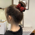 &Otilde;rn Velvet Bow Bun Juukseklamber Suur esmaklassiline juukseklamber French Pearl Back juukseklamber