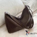 Igap&auml;evane nahast ristkott (2 V&auml;rvid) 29x34x12cm pruun