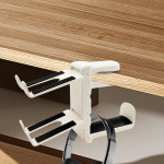 K&otilde;rvaklappide alus K&otilde;rvaklappide konks Kingituste lauakinnitus koos kahekordse kaabliklambriga, universaalne must