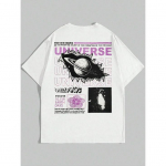 Universumi Suure Paugu Saladus Meeste T-s&auml;rgid Suvised Puuvillased T-s&auml;rgid Hingavad Vabad R&otilde;ivad Hip Hop Street T-s&auml;rgid S must