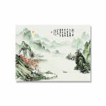 Aasia akvarell Feng Shui Zen plakatid m&auml;gimaastiku kunstiga l&otilde;uendil rullmaal kingituseks seinale riputamiseks kodu kaunistamiseks 21x30cm No Framed