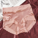 Naiste k&otilde;rge v&ouml;&ouml;kohaga &otilde;hukesed &otilde;mblusteta alusp&uuml;ksid Prantsuse luksuslik siidist seksikas pitsist aluspesu M