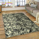 3D Rikas Dollar Euro Nael Raha Joonisfilm Vaip Magamistuppa Elutuppa Koju Diivani Kaunistus, Laste Suur Dekoratsioon P&otilde;randamatt 120cm x 160cm
