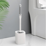 &Uuml;hev&auml;rviline WC-harja komplekt WC-puhastus ilma surnud nurgata &uuml;mara peaga, ruudukujulise peaga hari alusega 1pc