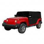Veekindel Kogu Ilma Tuuleklaasi P&auml;ikesekate Nahast Autokate Sobib Jeep Wrangler JK JL 4-ukselisele Versioonile V&auml;lisaksessuaarid Cloth