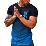 Meeste T&auml;nava T-s&auml;rk Vintage Tee Suvine Meeste 3D Triibuga Prindiga L&uuml;hikeste Varrukatega Topid Igap&auml;evane T-s&auml;rk Suur riietuss&auml;rk Mees Hot 4XL