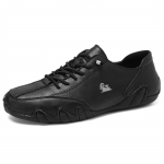 Meeste Vabaajajalatsid Luksusbr&auml;ndi Vabaaja Slip-on Formaalne Nahast Loaferid Meeste Mokassiinid Itaalia Meeste Suur Suurus S&otilde;idujalatsid Mokassiinid 38 must