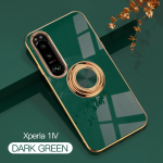 Luksuslik kattega silikoonist magnetr&otilde;nga hoidja telefoni&uuml;mbris Sony Xperia jaoks 1 5 10 III IV V ACE II p&otilde;rutuskindel elektriga kaetud kate For Xperia 5 III