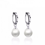 S925 Sterling Silver Shell P&auml;rlk&otilde;rvar&otilde;ngad Naissoost p&auml;rlitega k&otilde;rvaklambrid K&otilde;rvatropid Auto Hualing K&otilde;rvar&otilde;ngas Mood T&auml;iesti sobiv valge