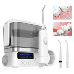 Oral Irrigator USB taaslaetav 10 tasemega vesiniit kaasaskantav hambaravi veejoa 600 ml veepaagiga majapidamises kasutatavate hammaste puhastusvahend