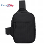 Mobiiltelefoni kott, ni&scaron;i rinnakott, isikup&auml;rastatud v&auml;ike &otilde;lakott, vabaaja meeste v&auml;ike kott, kerge ja lihtne &uuml;hekordne &otilde;lakott 12cm * 3cm * 17.5cm must