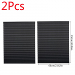 2 tk Varjund heledad plisseeritud rulood pimendavad rulood juhtmeta kardin aken kardin isekleepuv 60x150cm