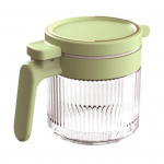 Maitseainepurk l&auml;bipaistev tolmukindel niiskuskindel paksendatud hea tihendiga presst&uuml;&uuml;p lusikaga suure mahutavusega suhkrusoola pulbri s&auml;ilituspudel valge