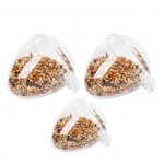 3 tk. Lihtne paigaldatav papagoi s&ouml;&ouml;tja ja jootja, suure mahutavusega rippuv linnus&ouml;&ouml;tja linnuvarud