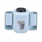 Elektriline hambaharja hoidik Kahe auguga seina hambaharja korraldaja Hambaharja alus Hambapasta pressimismasin Vannitoa tarvikud Punch Free hall