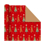 J&otilde;ulupakkepaber Christmas Elements Collection &Uuml;hepoolne pakkepaber 70cmX50cm One Size