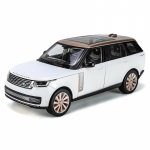 1/18 Land Rover Range Rover Simulatsiooni M&auml;nguauto Mudel Sulamist Diecast Heli ja Valgusega Nelikvedu S&otilde;iduki Mudel Poisi Kingitus valge