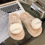 Talvised kohevad sussid, Naiste maja kodu karussussid naistele, Madala platvormiga mugavad udused toasussid, Korea sandaalid 42 parkkoor