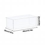 L&auml;bipaistev vitriin, t&ouml;&ouml;lauakarp, korraldajastand Tolmukindel kaitsevitriin, hoiukarp 40*20*25cm