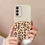 Moodne mustvalge mustriga kate Samsung A16 S24 FE M35 C55 M55 A06 telefoni&uuml;mbriste jaoks Kvaliteetsed p&otilde;rutuskindlad vedel silikoonkest kaitserauad Samsungile Samsung M55 5G