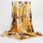 90 * 90 cm uus siidist sall naiste kevadsuvine dekoratiivne sall p&auml;ikesekaitsega reisisall S&uuml;gis- ja talvesall &otilde;huke v&auml;ljaanne 90*90cm