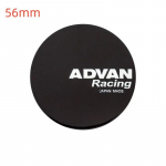 4tk/partii 45mm 56mm 65mm v&otilde;idus&otilde;iduauto ratta keskosa rummu korgi m&auml;rgi kleebis alumiiniumratta keskkatte embleemi kleebised 56mm black 1