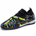 Meeste Jalgpallisaapad Pikad naelad K&otilde;rge pahkluu Jalgpallijalatsid TF V&auml;lismuru Klambrid Jalgpallisaapad Treening Jalgpallijalatsid 36 must