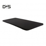 Lauakate T&auml;isv&auml;rviline veekindel libisemisvastase elastse ribaga Camping Mustusekindel lauakaitse Piknikulaua varrukas sise&otilde;ue paigaldatud laudlina S must