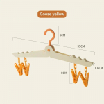 1 tk V&auml;rvilised reisiriidepuud Kaasaskantavad kokkupandavad riidepuud Reisitarvikud Kokkupandavad beebiriiete kuivatusrest